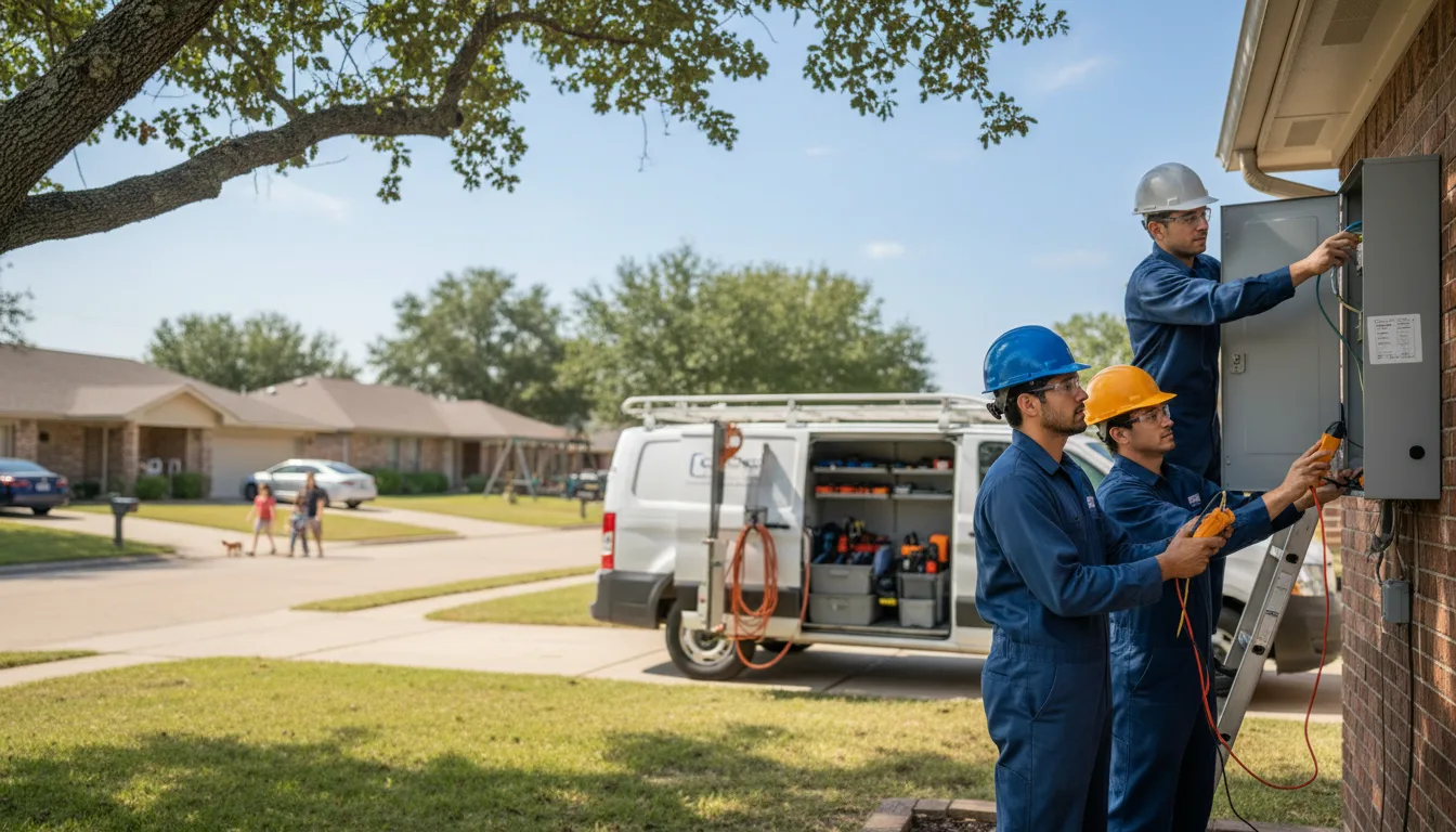 Certified electrician providing emergency electrical services in Parker City, IN